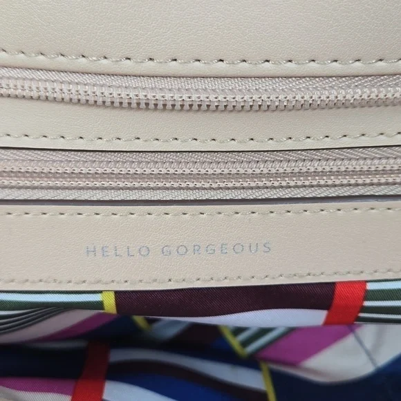 Stella & Dot The Hudson Black and Cream Large Tote - Picture 7 of 8